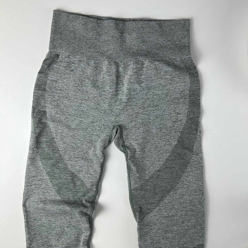 Victoria's Secret PINK‎ Womens M Leggings Gray Seamless High Waisted Contour - Picture 10 of 15